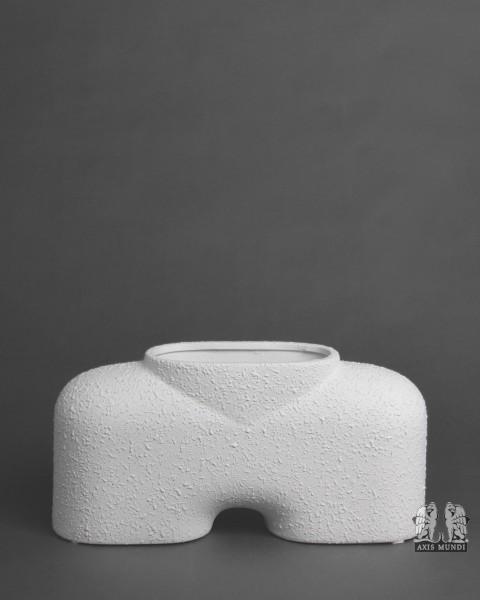 Vase Cobra White Fat