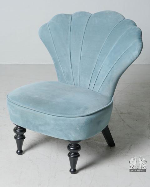 Sessel Muschel Samt