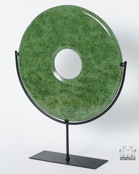 Skulptur Bi Scheibe Jade