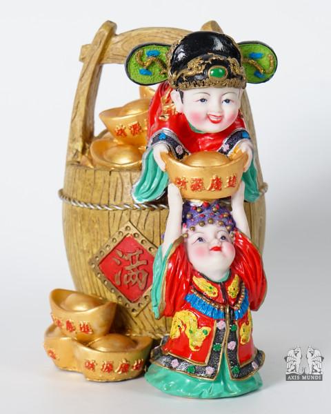 Figur Reichtumsgott Eimer