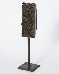 Skulptur Holzschnittstempel