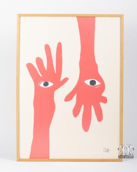 Wandbild Hamsa Hände