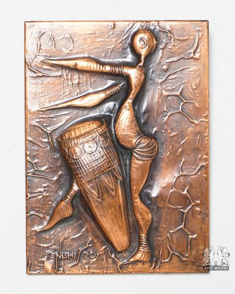 Wandbild Afrika Trommel