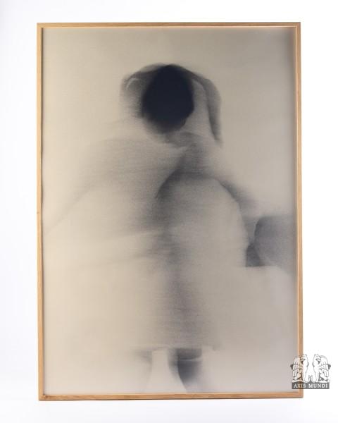 Wandbild Blurred Girl