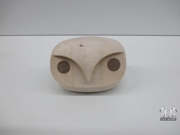 Holzeule Deko medium