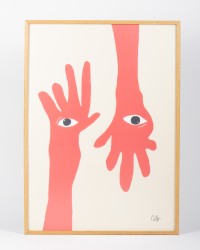 Wandbild Hamsa Hände