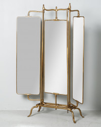 Standspiegel Triptyque Gold