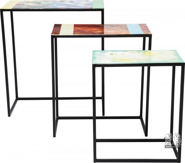 Beistelltisch 3'er Set „Milky Way“