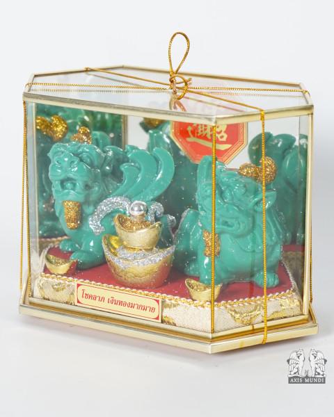 Vitrine Pixiu Glücksfiguren