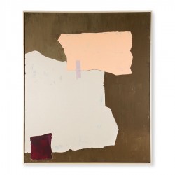 Wandbild Abstract Painting Mustard/Nude