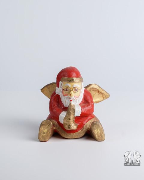 Figur Weihnachtsmann sitzend