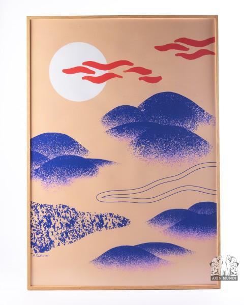 Wandbild Japanese Hills
