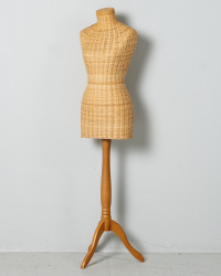 Schneiderpuppe Rattan