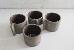 Tassen-Set 4'er „Ciment“