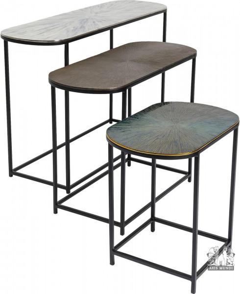 Beistelltisch "Ray Oval" 3er-Set