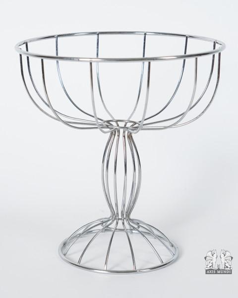 Drahtkorb Pokal Chrom