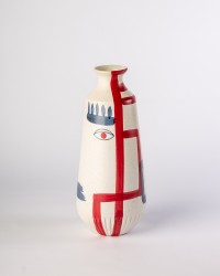 Vase Art Face Colore