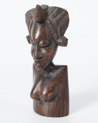 Skulptur Frau Büste Afrika