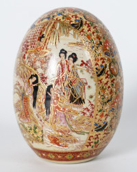 Porzellanei Satsuma Geishas