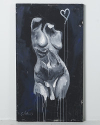 Wandbild Torso