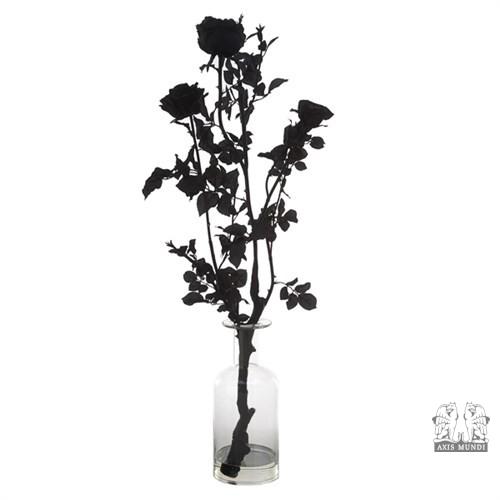 Deko „Schwarze Rose“