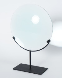 Skulptur Glaslinse Vergrößerungsglas
