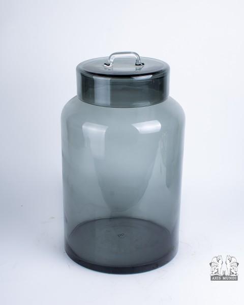 Deckelvase