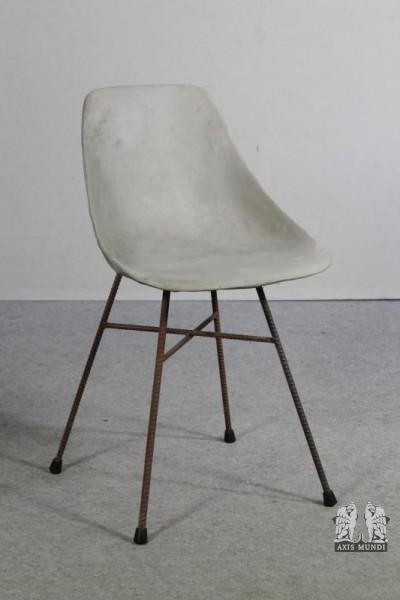 Stuhl "Industrial Look" Beton