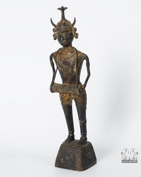 Figur Dhokra Indien Trommler