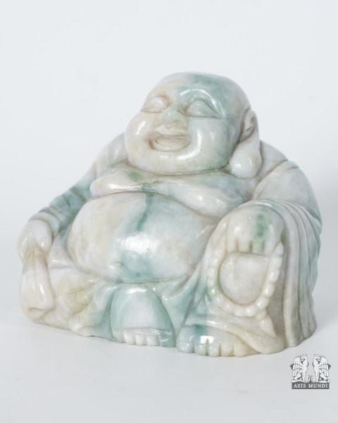 Figur Lachender Buddha Jade