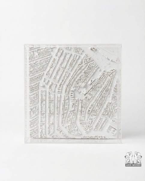 Wanddeko Stadtmodell von Chisel & Mouse