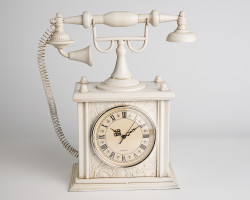 Uhr Tischuhr Telefon