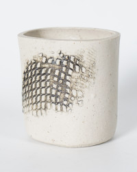 Becher Übertopf Gitter