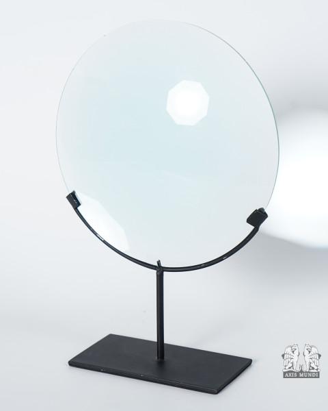 Skulptur Glaslinse Vergrößerungsglas