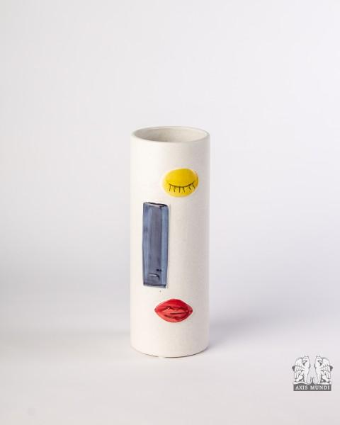 Vase Art Face Colore