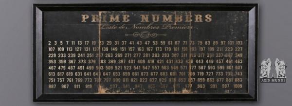 Wandbild „Prime Numbers“