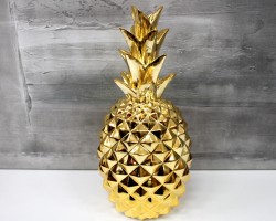 Deko goldene Ananas