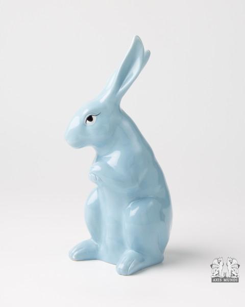 Deko Hase Blau