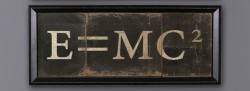 Wandbild „Einsteins Formel“