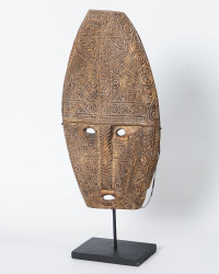 Skulptur Maske Nias Indonesien