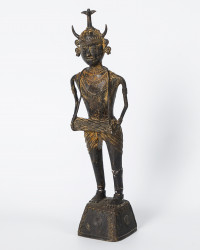 Figur Dhokra Indien Trommler