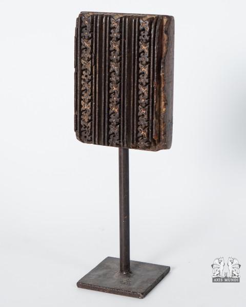 Skulptur Holzschnittstempel
