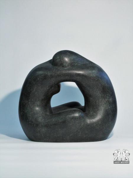 Bronzeskulptur "Samen"